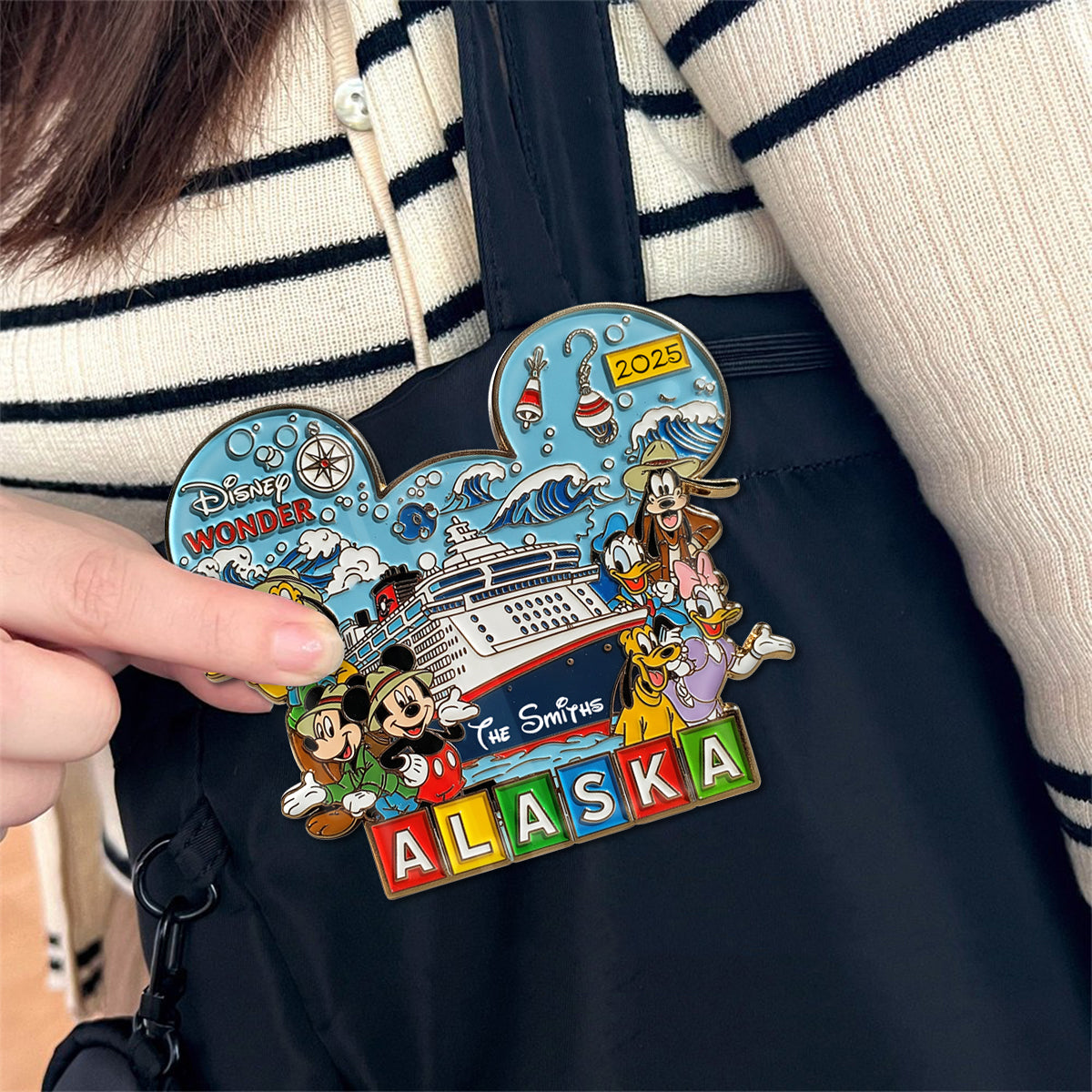 Alaska Cruising Trip - Personalized Mouse Pin