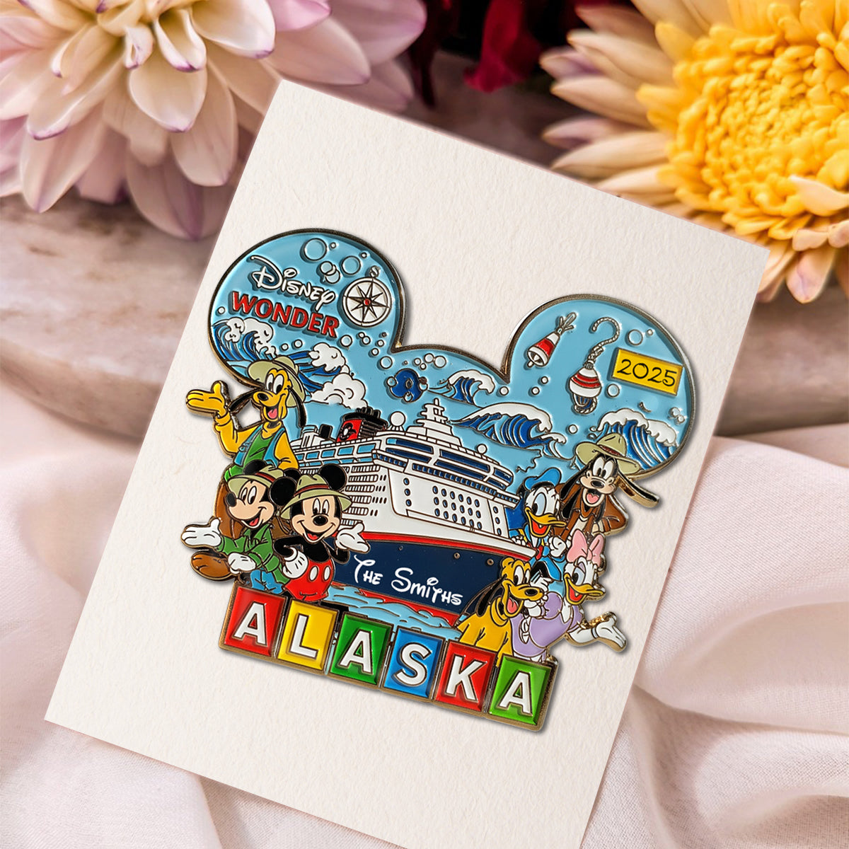 Alaska Cruising Trip - Personalized Mouse Pin