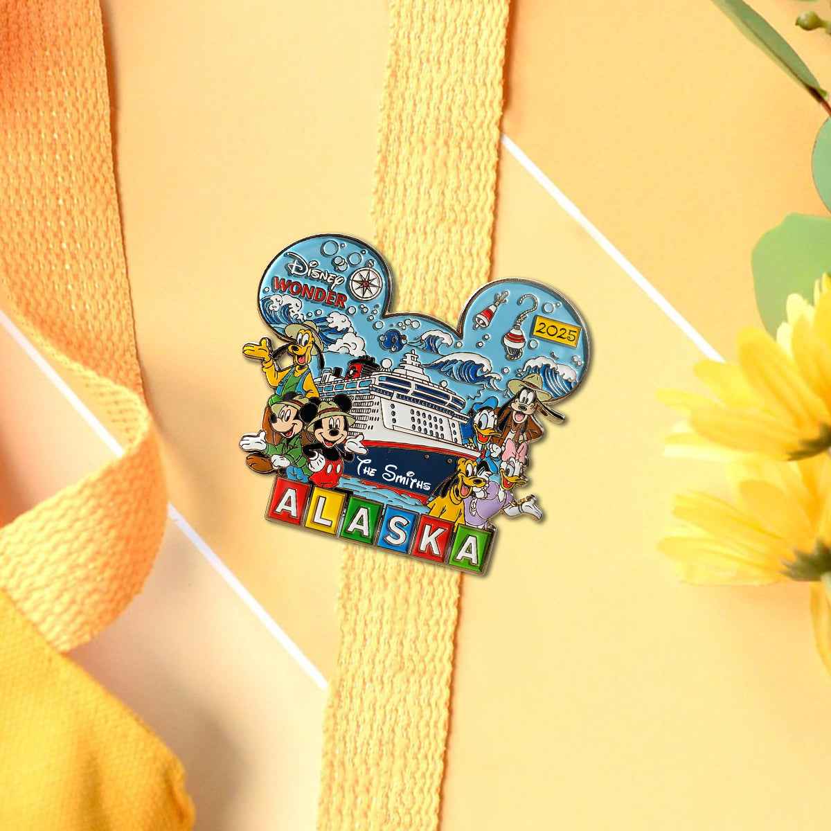 Alaska Cruising Trip - Personalized Mouse Pin