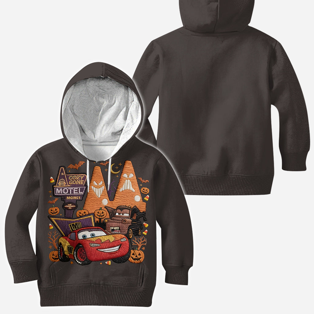 Spooky Halloween Car Friend - Personalized Racing Lover All Over Shirt