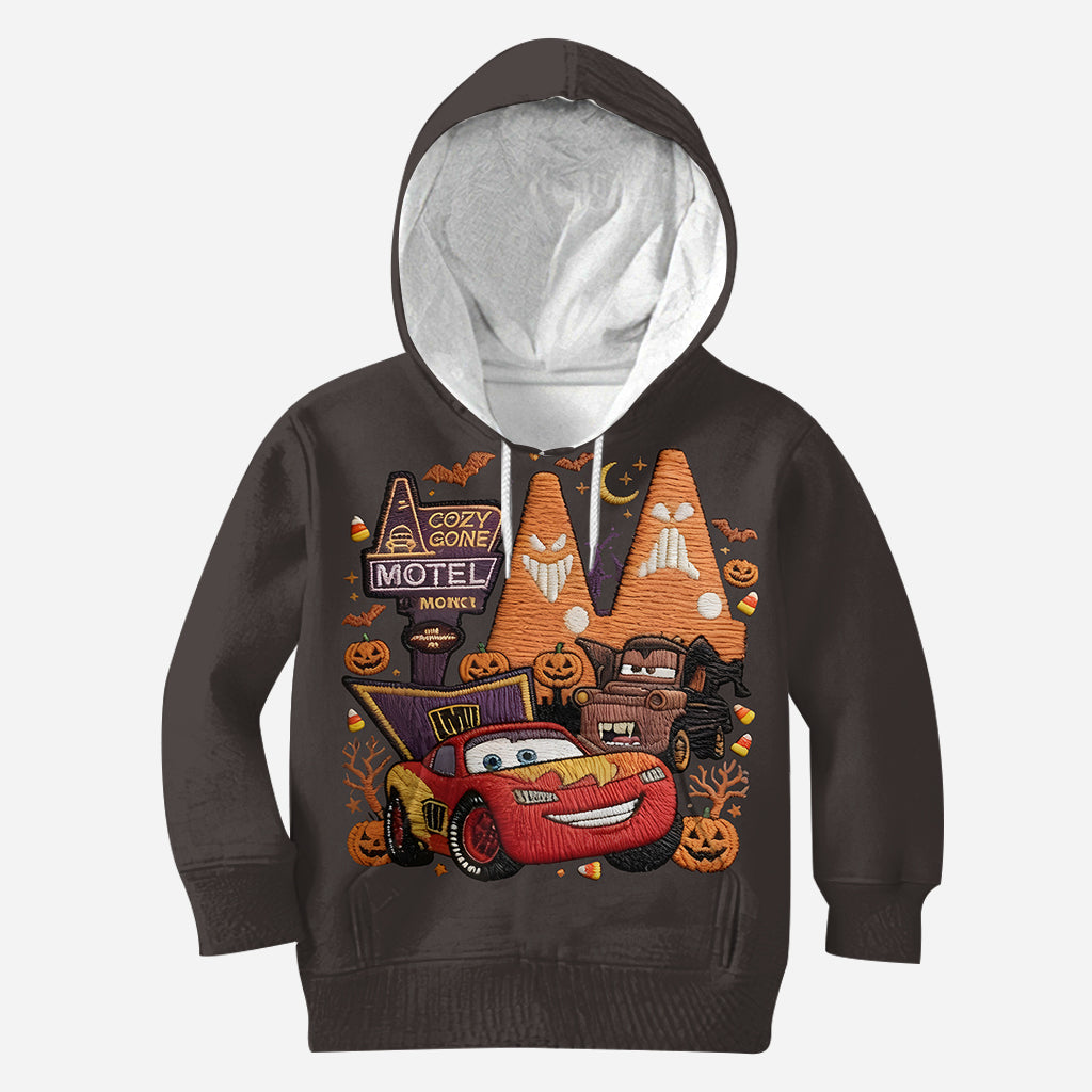 Spooky Halloween Car Friend - Personalized Racing Lover All Over Shirt