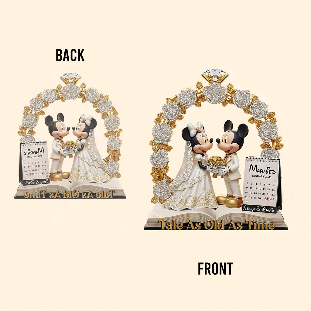 Tale As Old As Time - Personalized Mouse Custom Shaped Acrylic Plaque