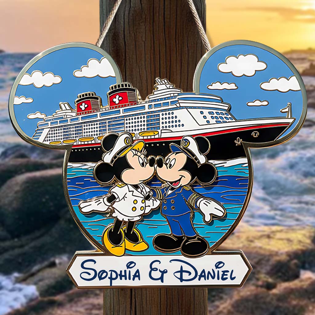 Magical Cruise Line - Personalized Mouse Custom Shaped Wood Sign