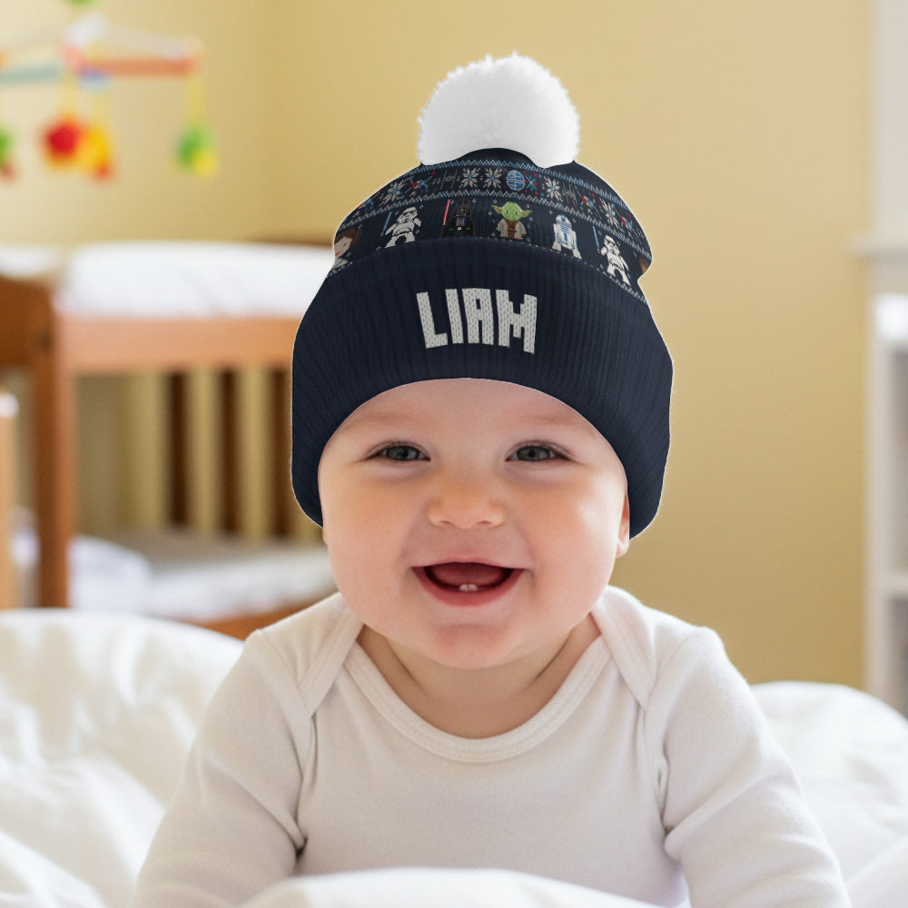 Joy To The Galaxy - Personalized The Force Beanie Hat