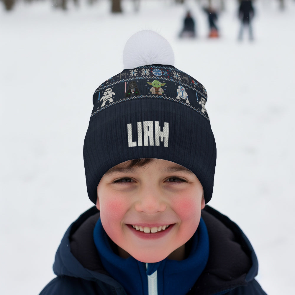 Joy To The Galaxy - Personalized The Force Beanie Hat