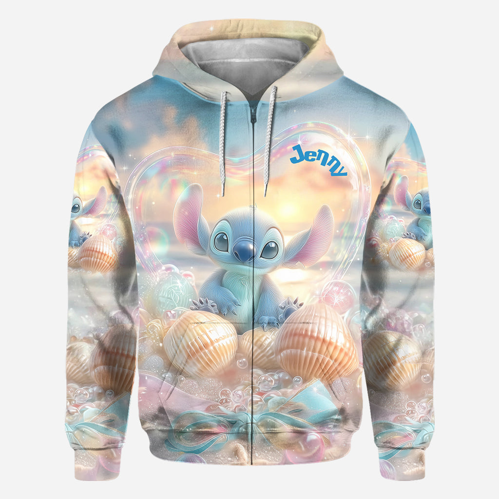 Blue Ohana Summer Vibes - Personalized Ohana All Over Shirt