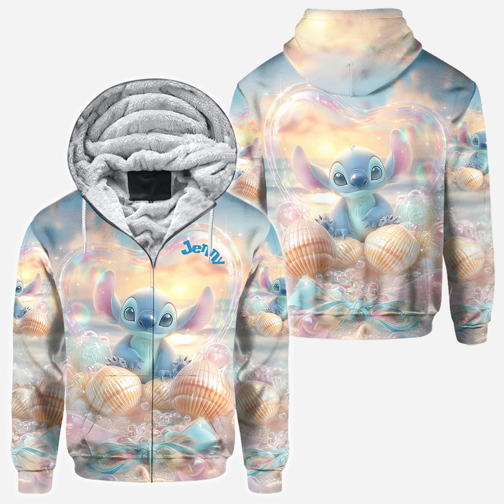 Blue Ohana Summer Vibes - Personalized Ohana All Over Shirt