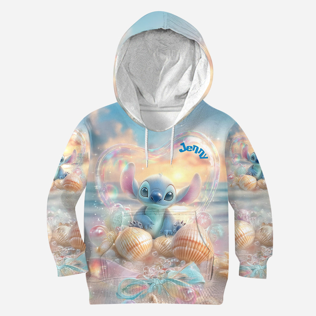 Blue Ohana Summer Vibes - Personalized Ohana All Over Shirt