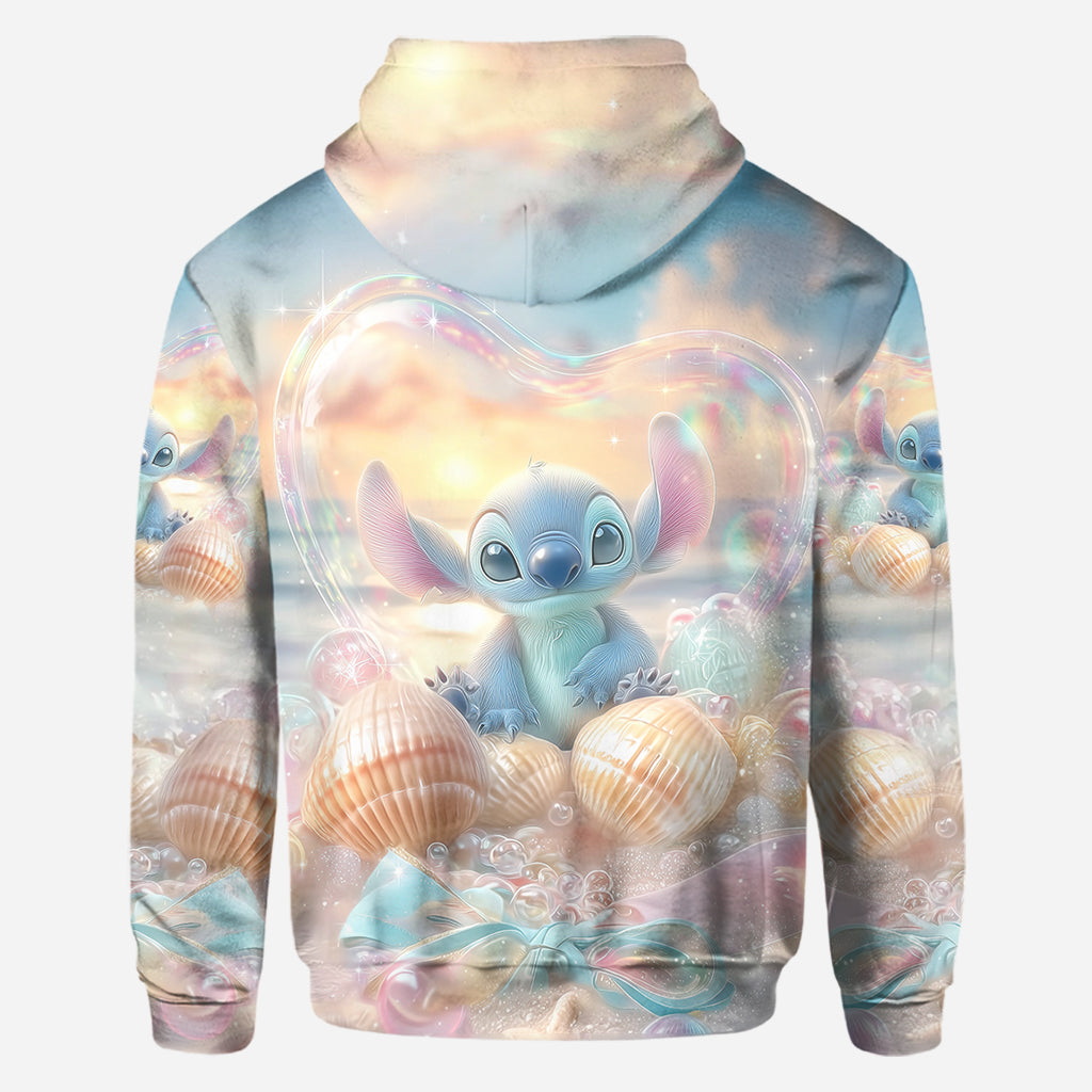 Blue Ohana Summer Vibes - Personalized Ohana All Over Shirt