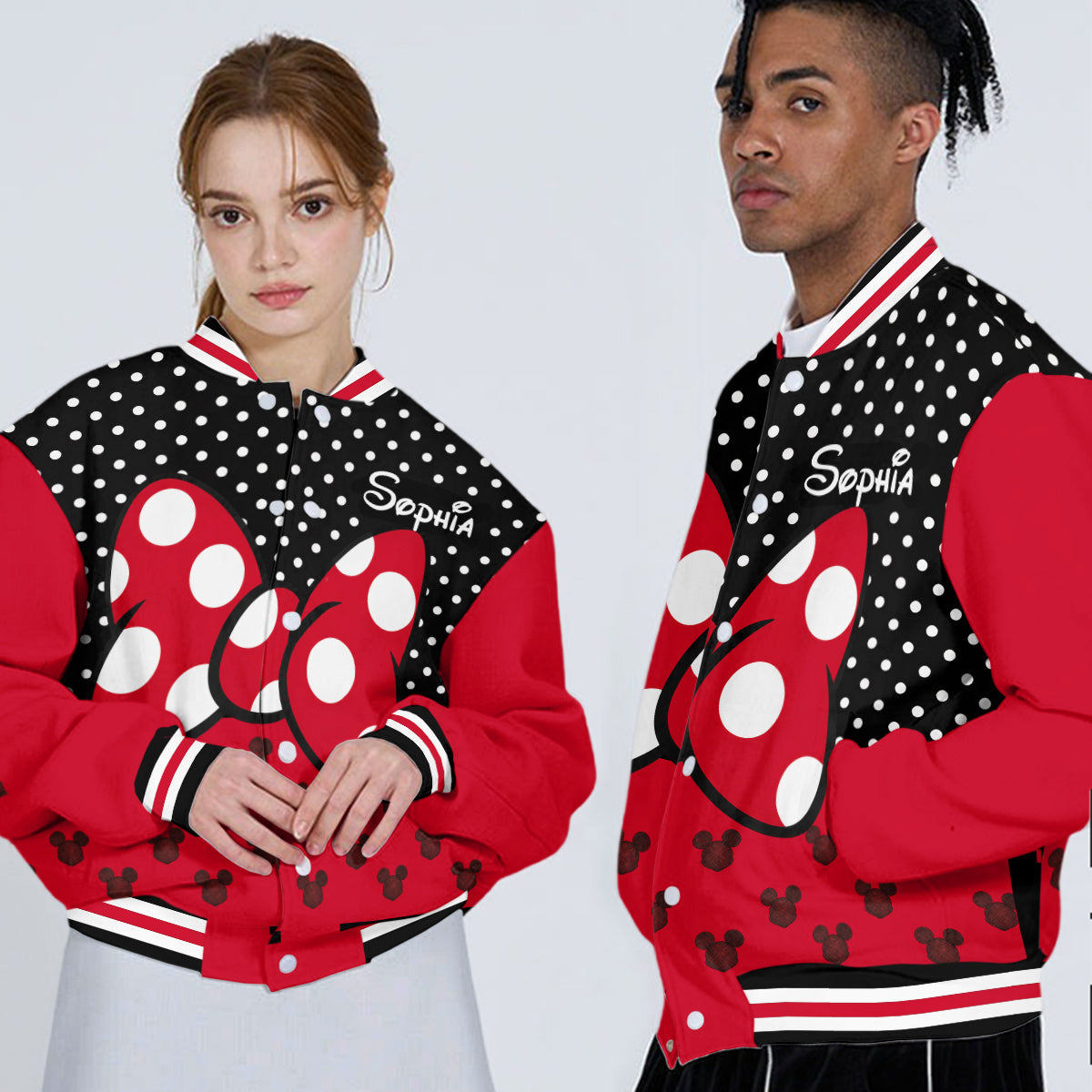 Believe In Magic - Personalized Mouse Varsity Jacket