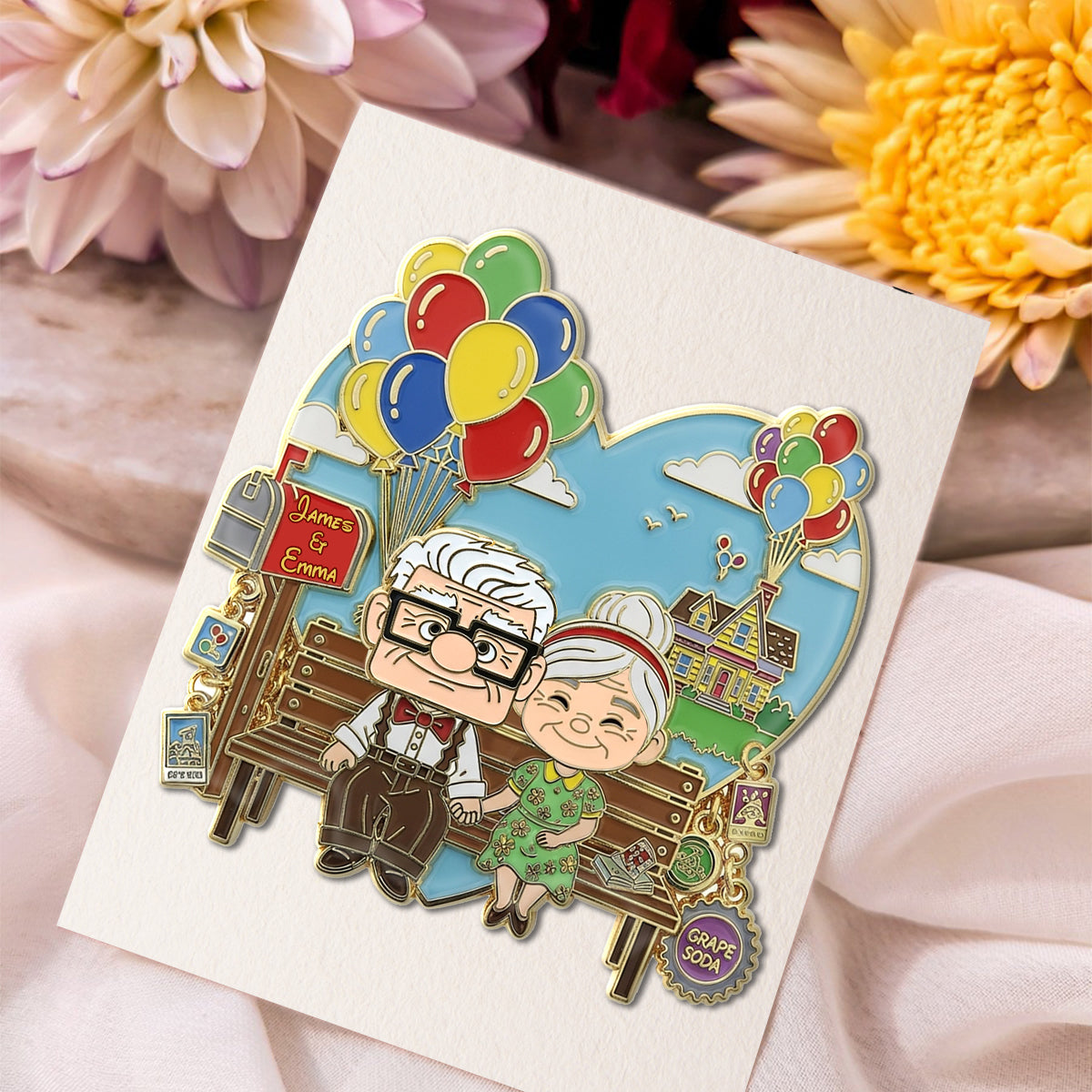 You're My Greatest Adventure - Personalized Couple Pin