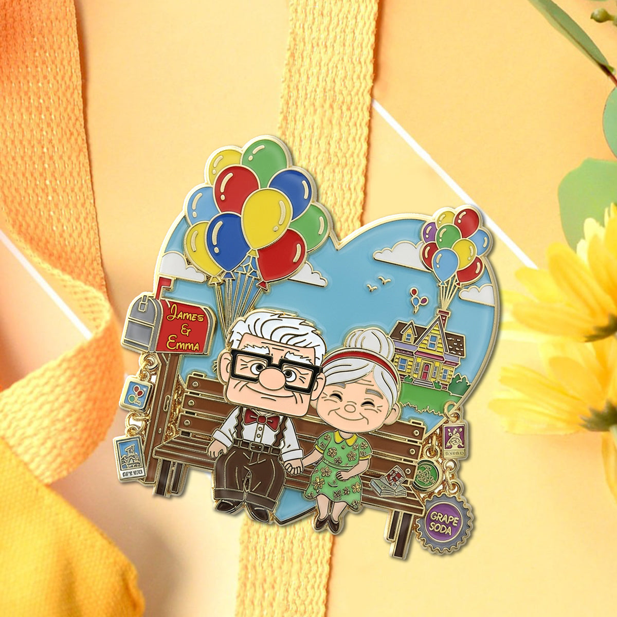 You're My Greatest Adventure - Personalized Couple Pin
