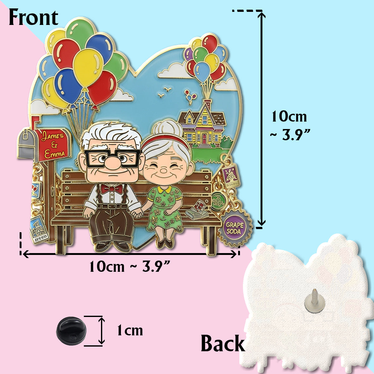 You're My Greatest Adventure - Personalized Couple Pin