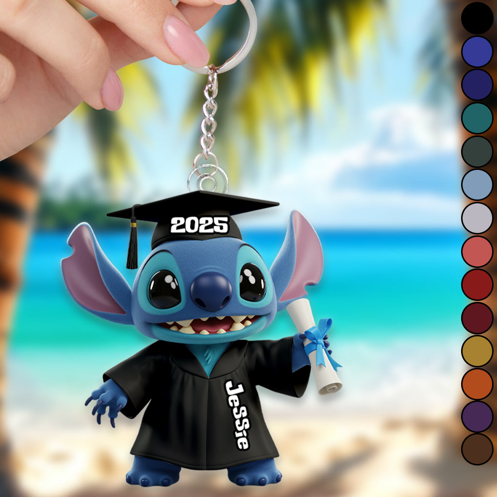 Happy Graduation 2025 - Personalized Ohana Keychain