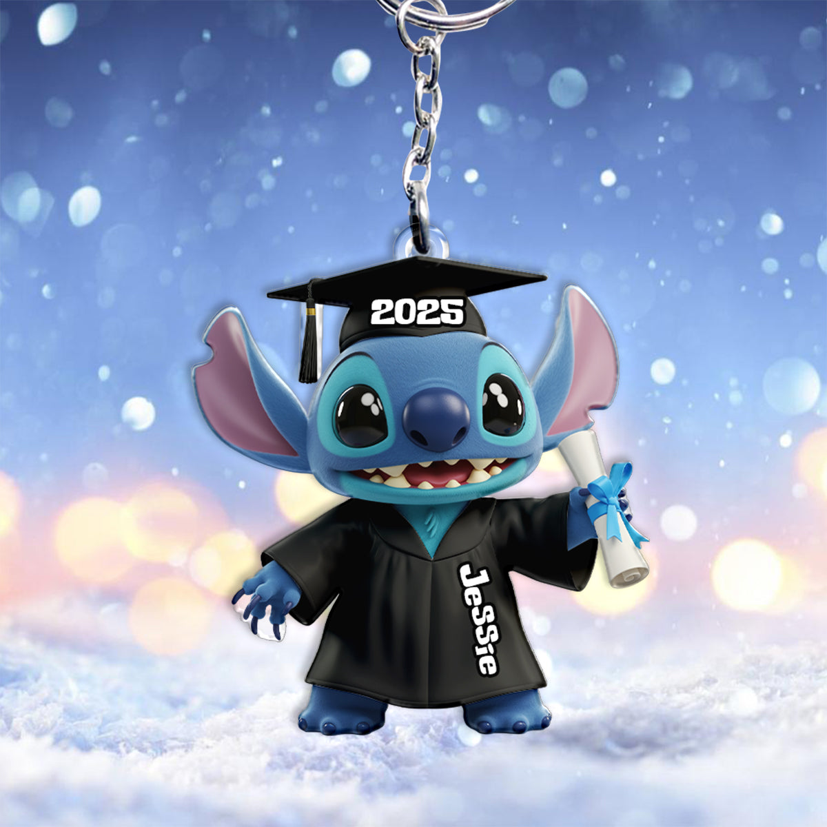 Happy Graduation 2025 - Personalized Ohana Keychain
