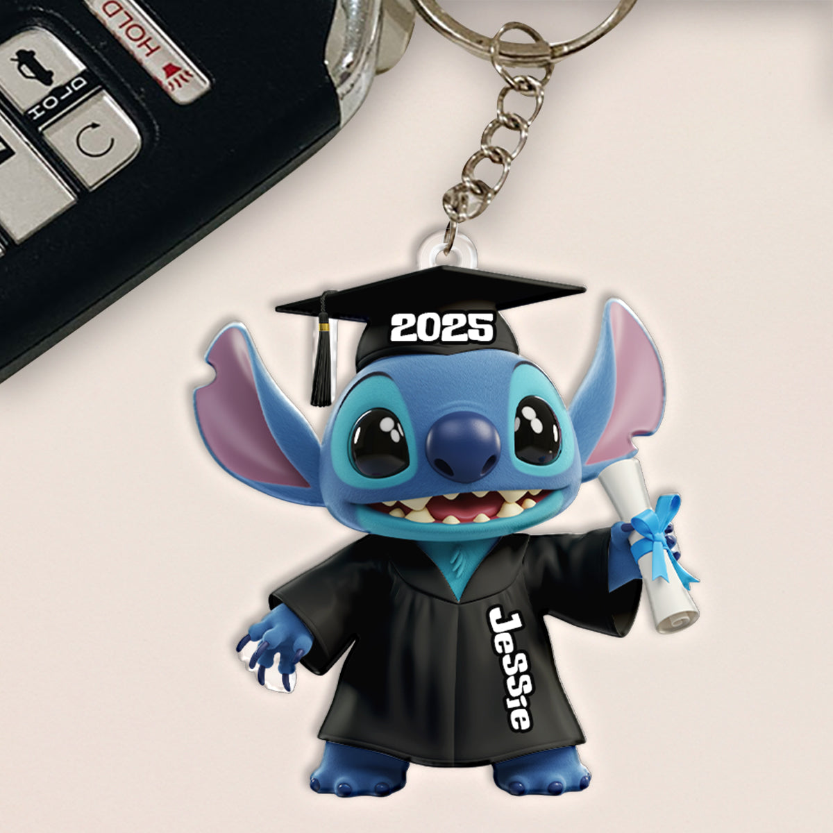 Happy Graduation 2025 - Personalized Ohana Keychain