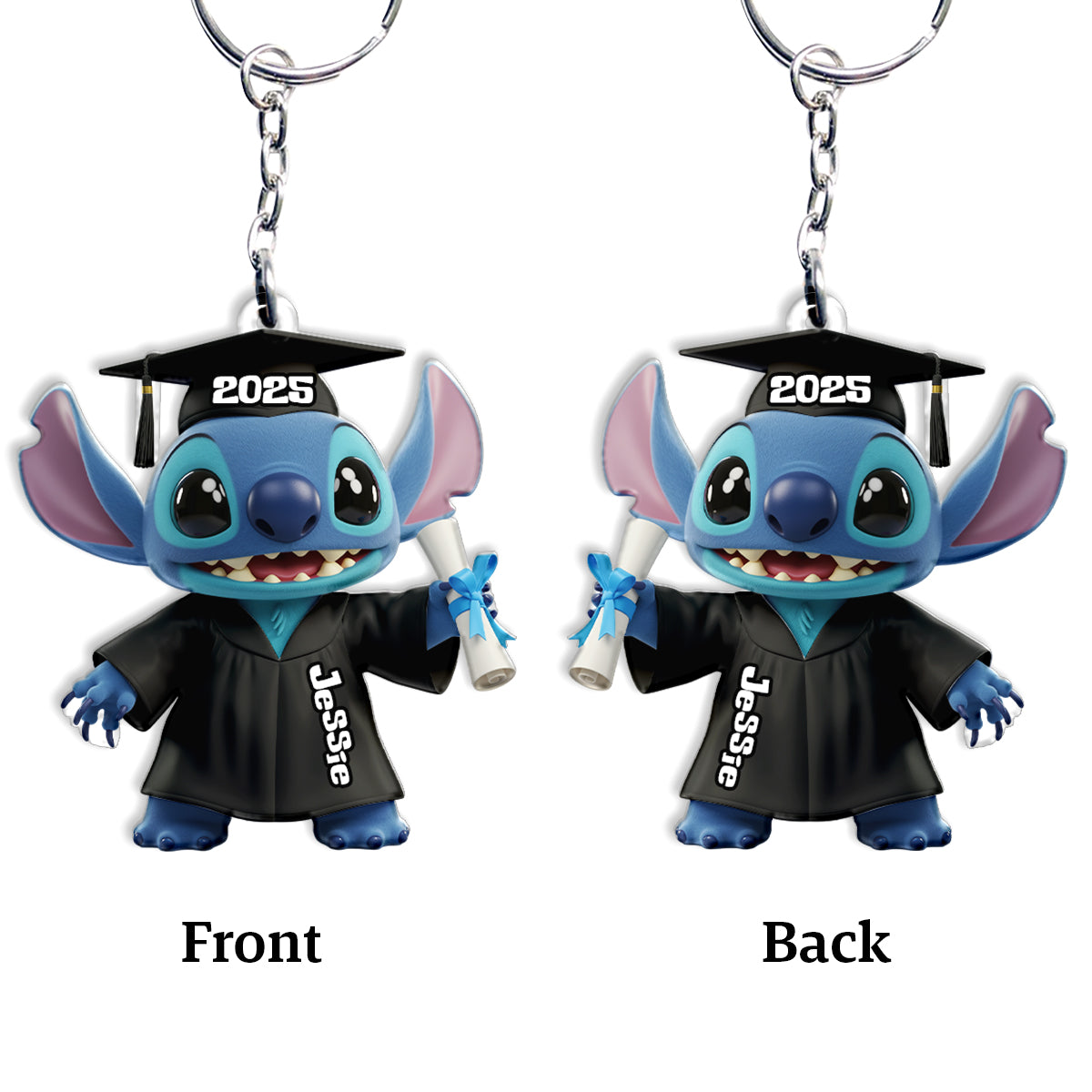 Happy Graduation 2025 - Personalized Ohana Keychain