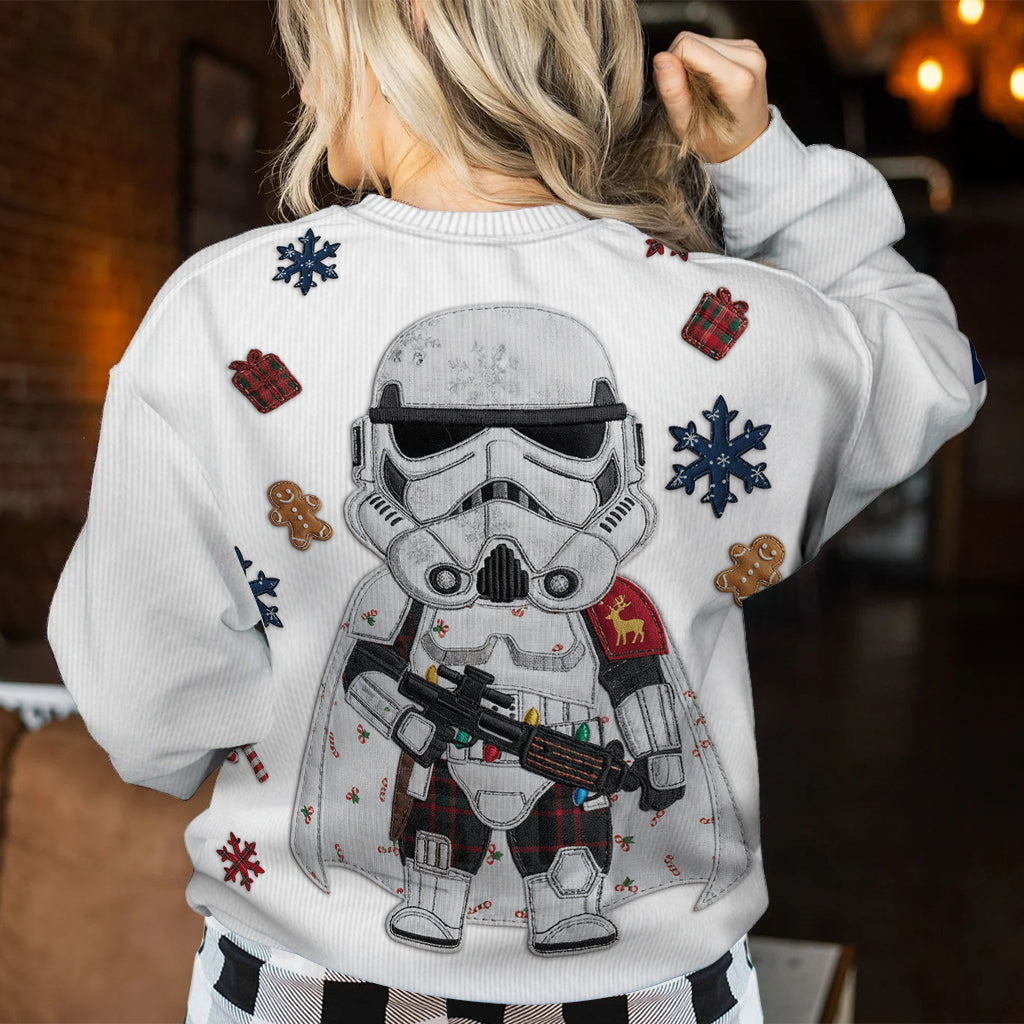 Merry Christmas - Personalized The Force Ugly Sweater