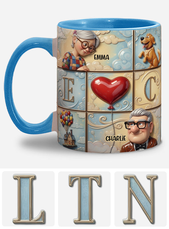 You'll Always Be My Greatest Adventure - Personalized Couple Accent Mug