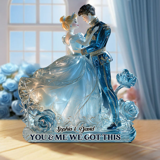 You & Me - Personalized Mouse Custom Shaped Acrylic Plaque