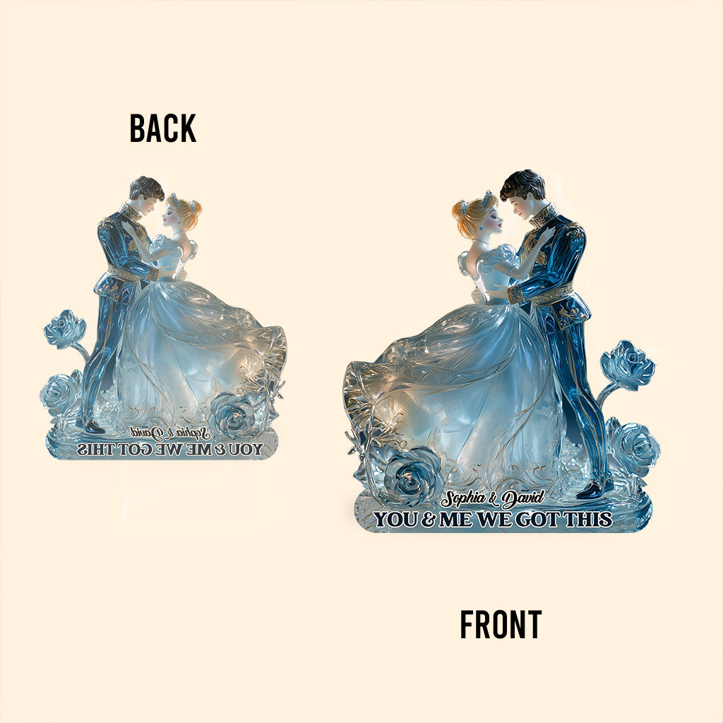 You & Me - Personalized Mouse Custom Shaped Acrylic Plaque