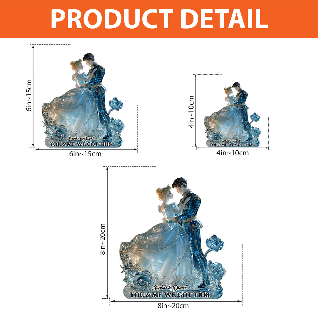 You & Me - Personalized Mouse Custom Shaped Acrylic Plaque