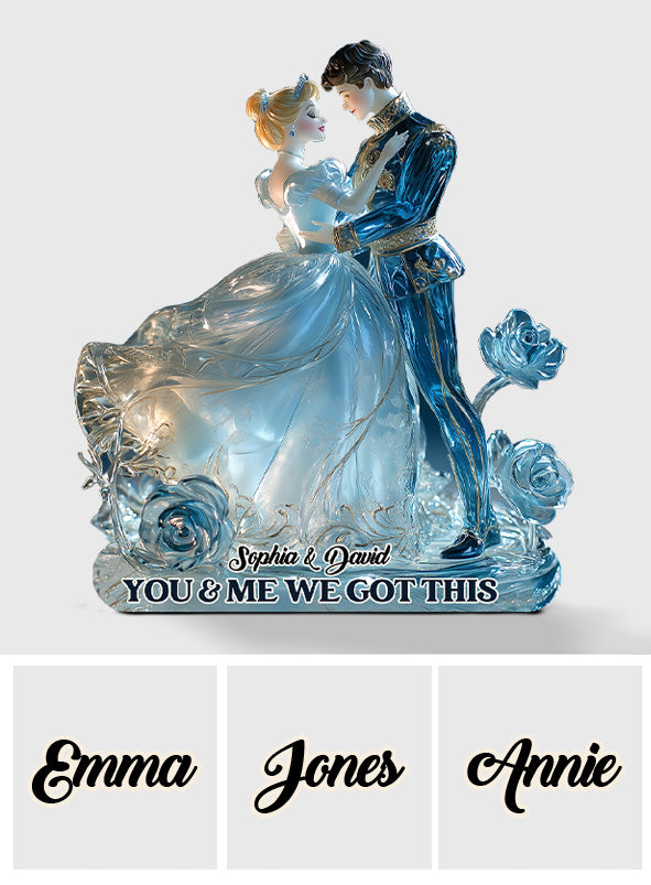 You & Me - Personalized Mouse Custom Shaped Acrylic Plaque