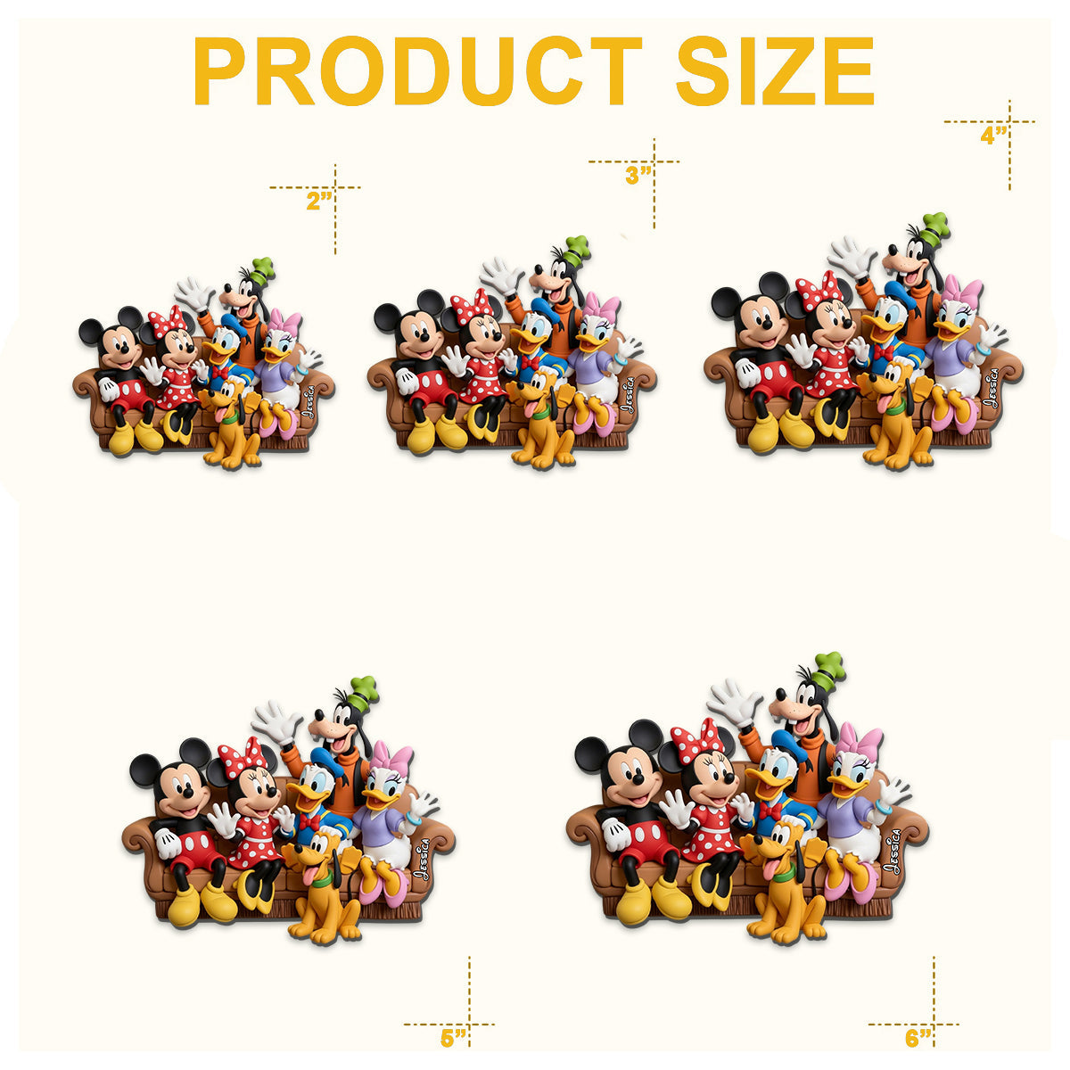 Friends - Personalized Mouse Magnet