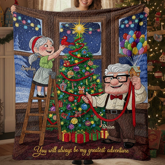 You Are My Greatest Adventure - Personalized Couple Blanket