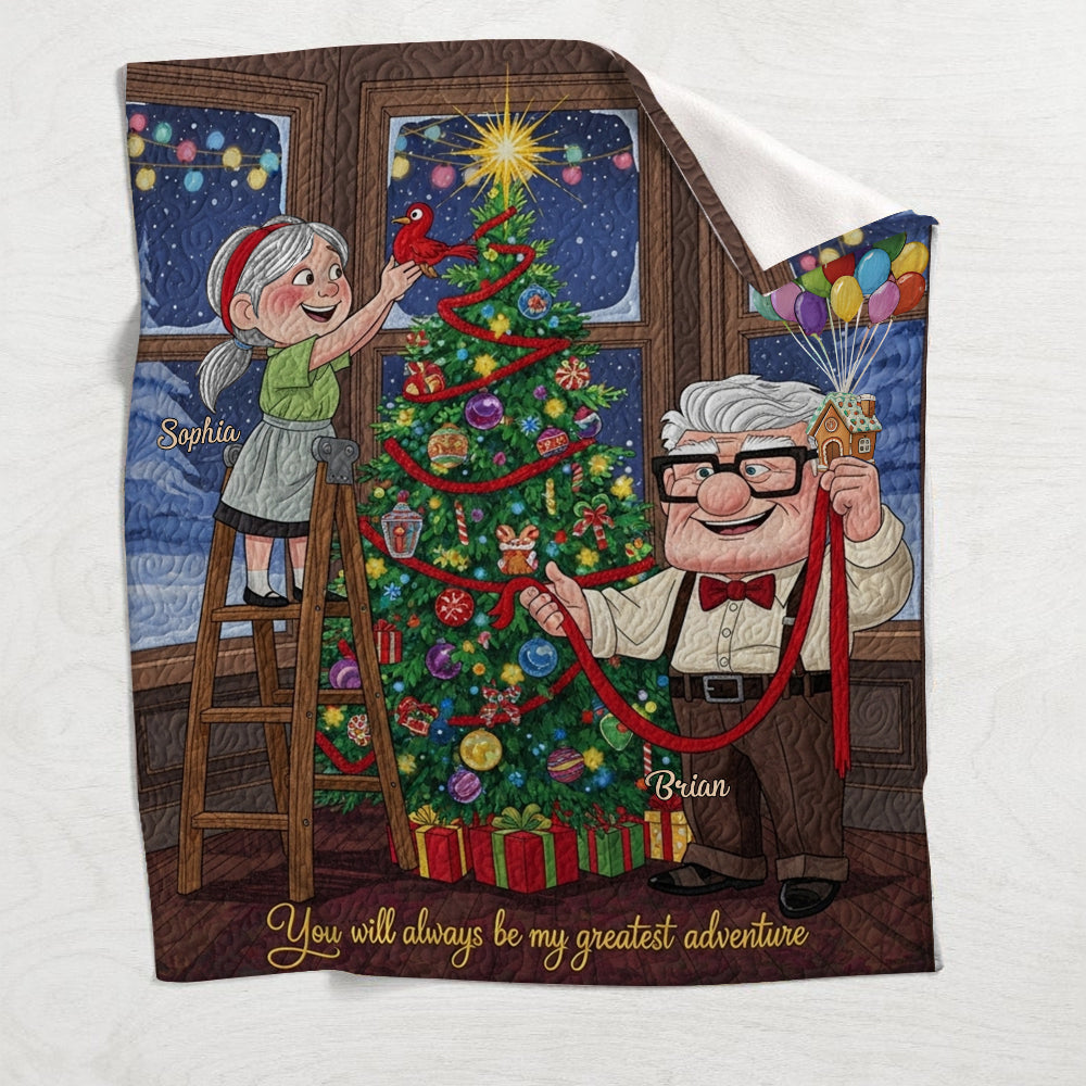 You Are My Greatest Adventure - Personalized Couple Blanket