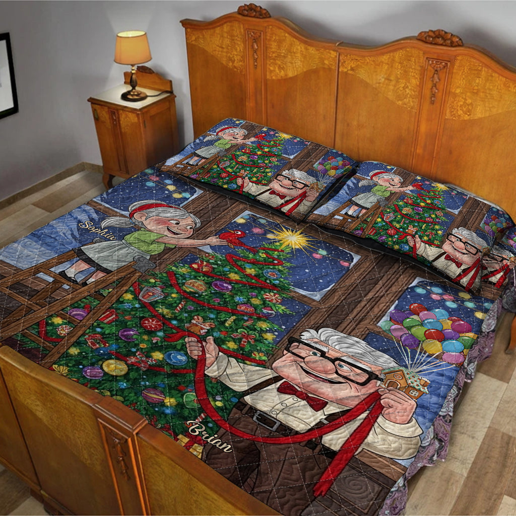 You Are My Greatest Adventure - Personalized Couple Quilt Set
