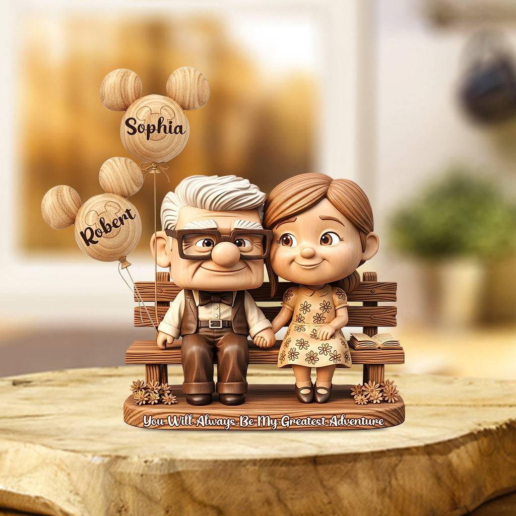 You Are My Greatest Adventure - Personalized Mouse Custom Shaped Acrylic Plaque