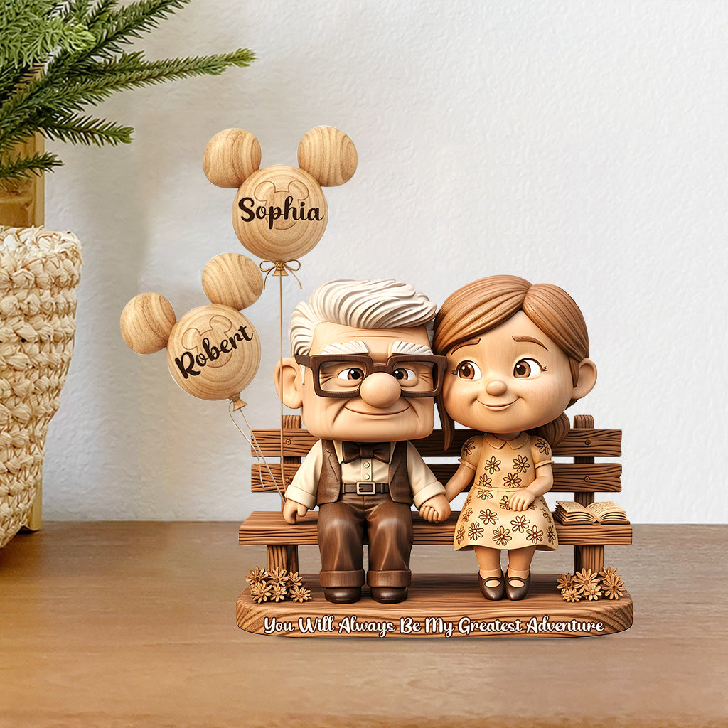 You Are My Greatest Adventure - Personalized Mouse Custom Shaped Acrylic Plaque