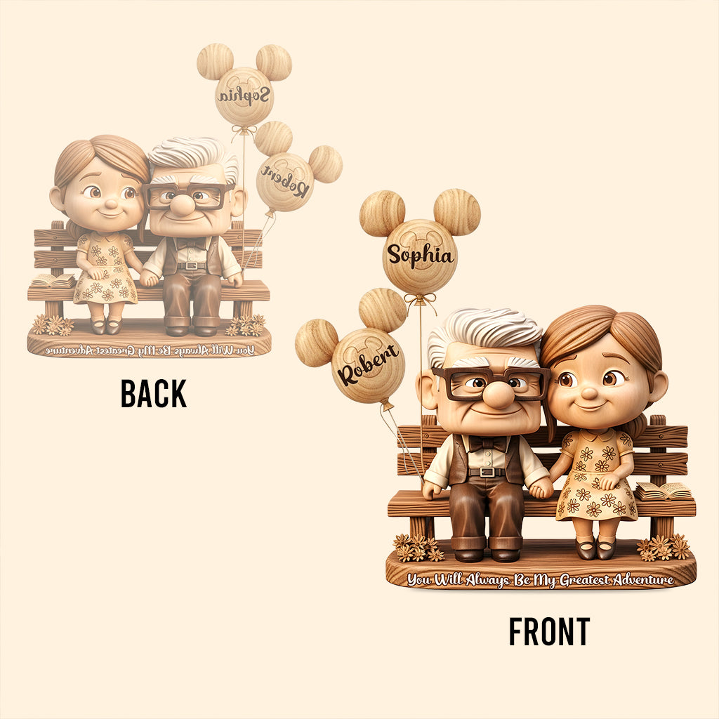 You Are My Greatest Adventure - Personalized Mouse Custom Shaped Acrylic Plaque