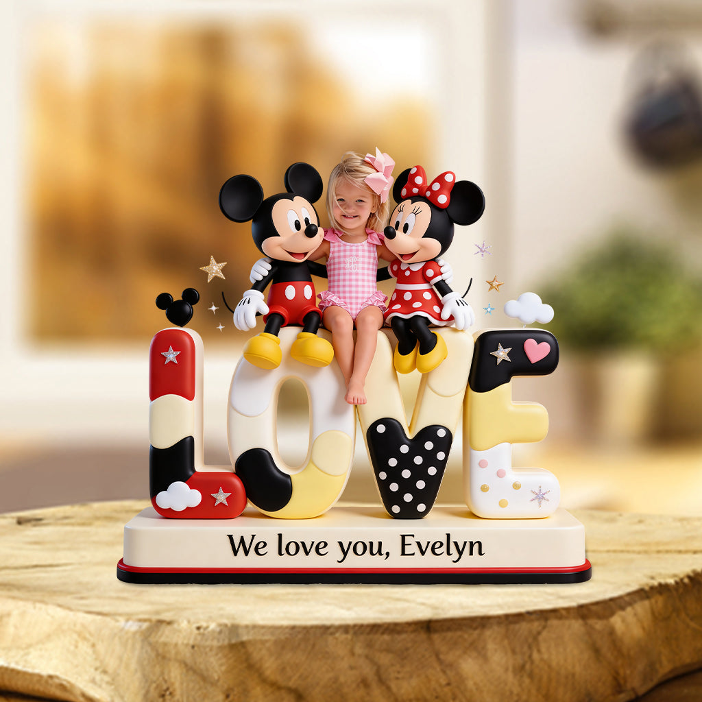 Magical Cartoon Mouse - Personalized Mouse Custom Shaped Acrylic Plaque
