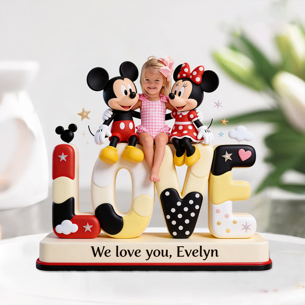 Magical Cartoon Mouse - Personalized Mouse Custom Shaped Acrylic Plaque
