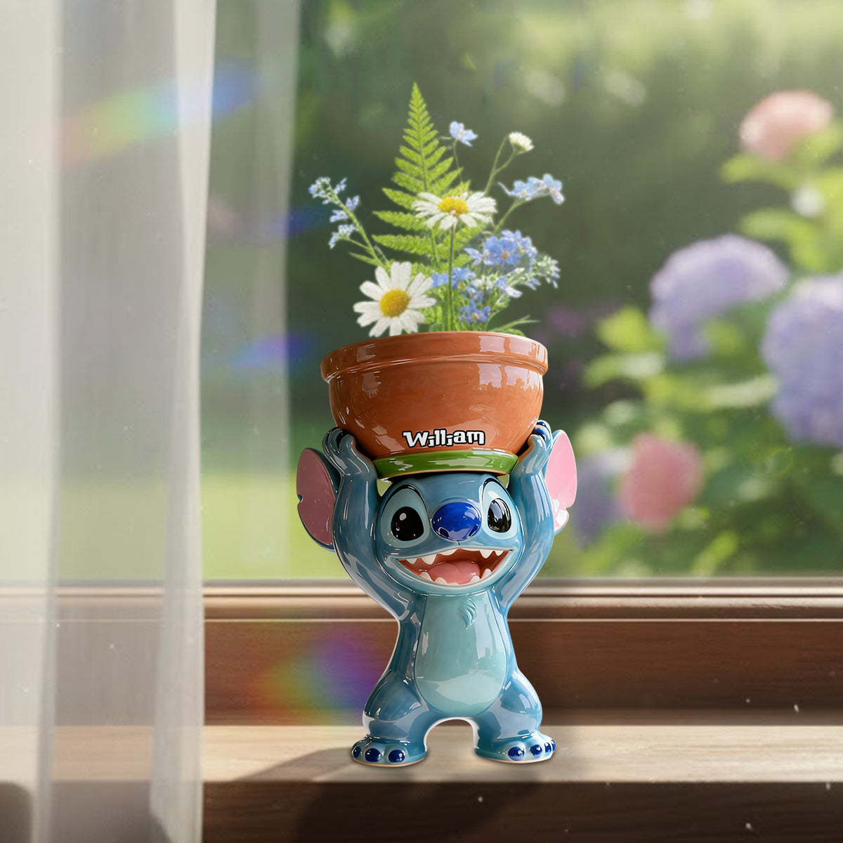 Magical Moment - Personalized Mouse Custom Shape Acrylic Flower Vase