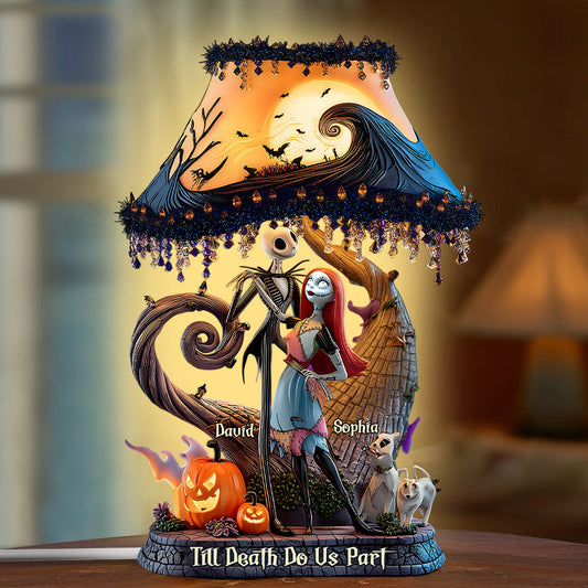 Till Death Do Us Part - Personalized Nightmare Acrylic LED Night Light