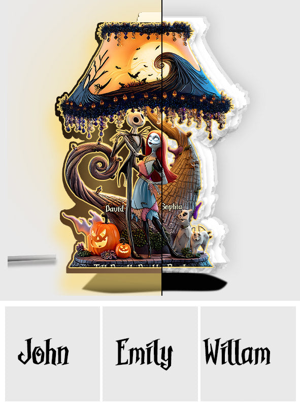 Till Death Do Us Part - Personalized Nightmare Acrylic LED Night Light