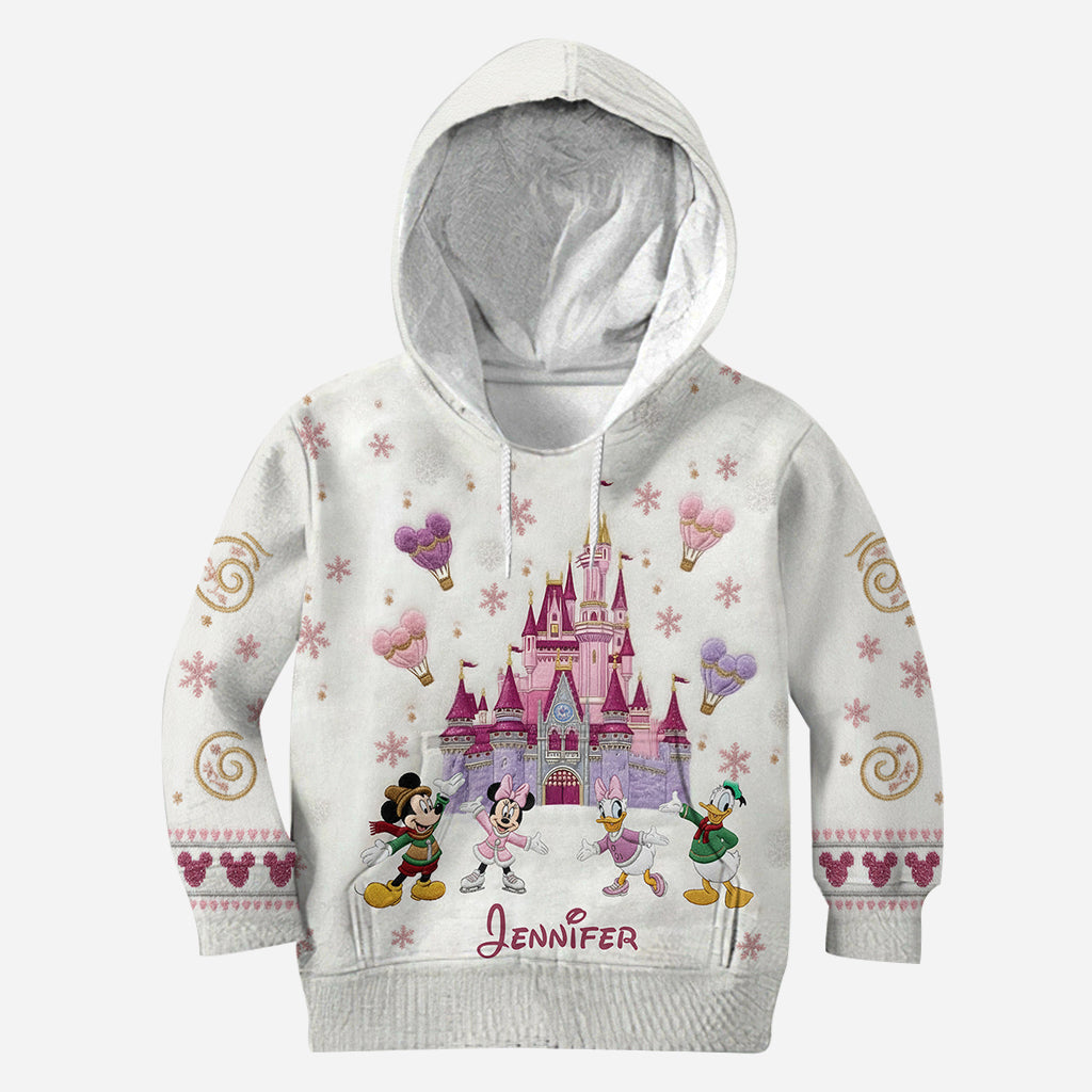 Magical Winter Castle - Personalized Mouse All Over Shirt