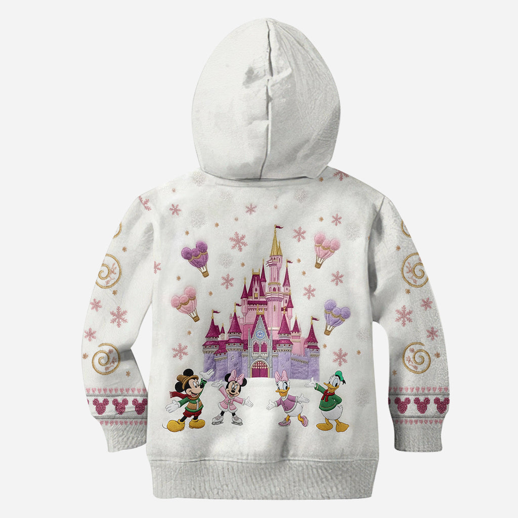 Magical Winter Castle - Personalized Mouse All Over Shirt