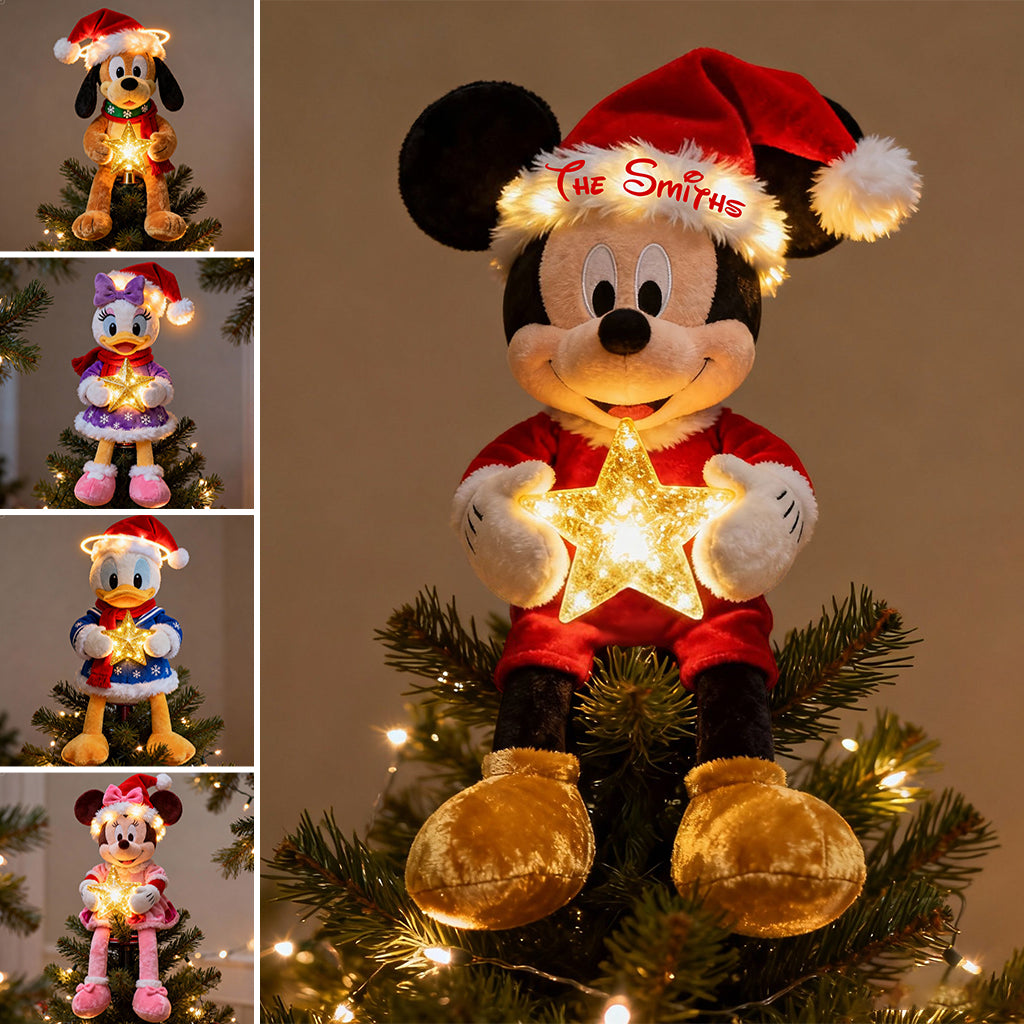 Magical Christmas - Personalized Mouse LED Light Tree Topper