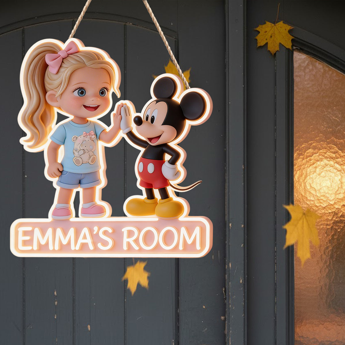 Custom Any Photo - Personalized Mouse LED Light Acrylic Sign