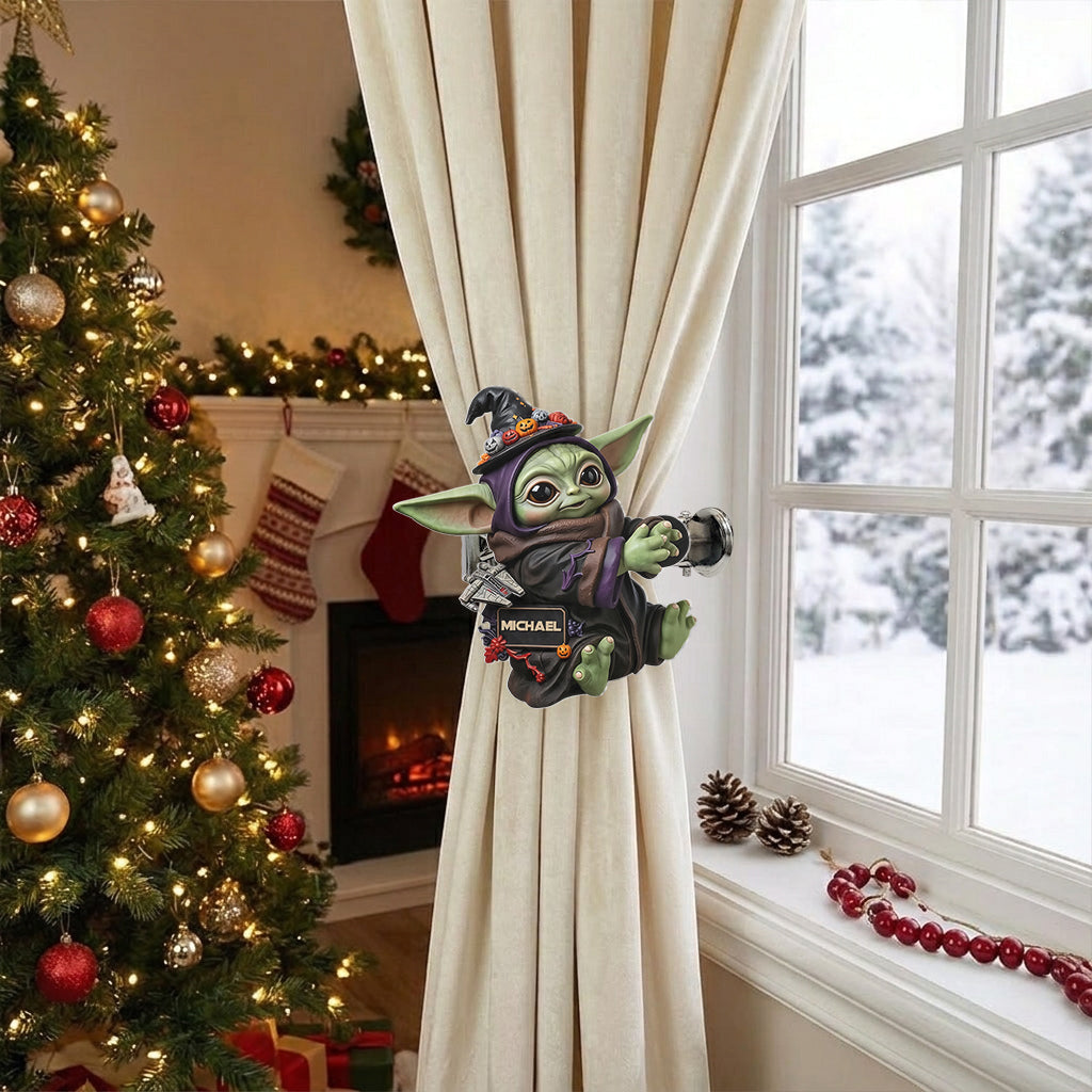 Halloween Time - Personalized The Force Curtain Tieback