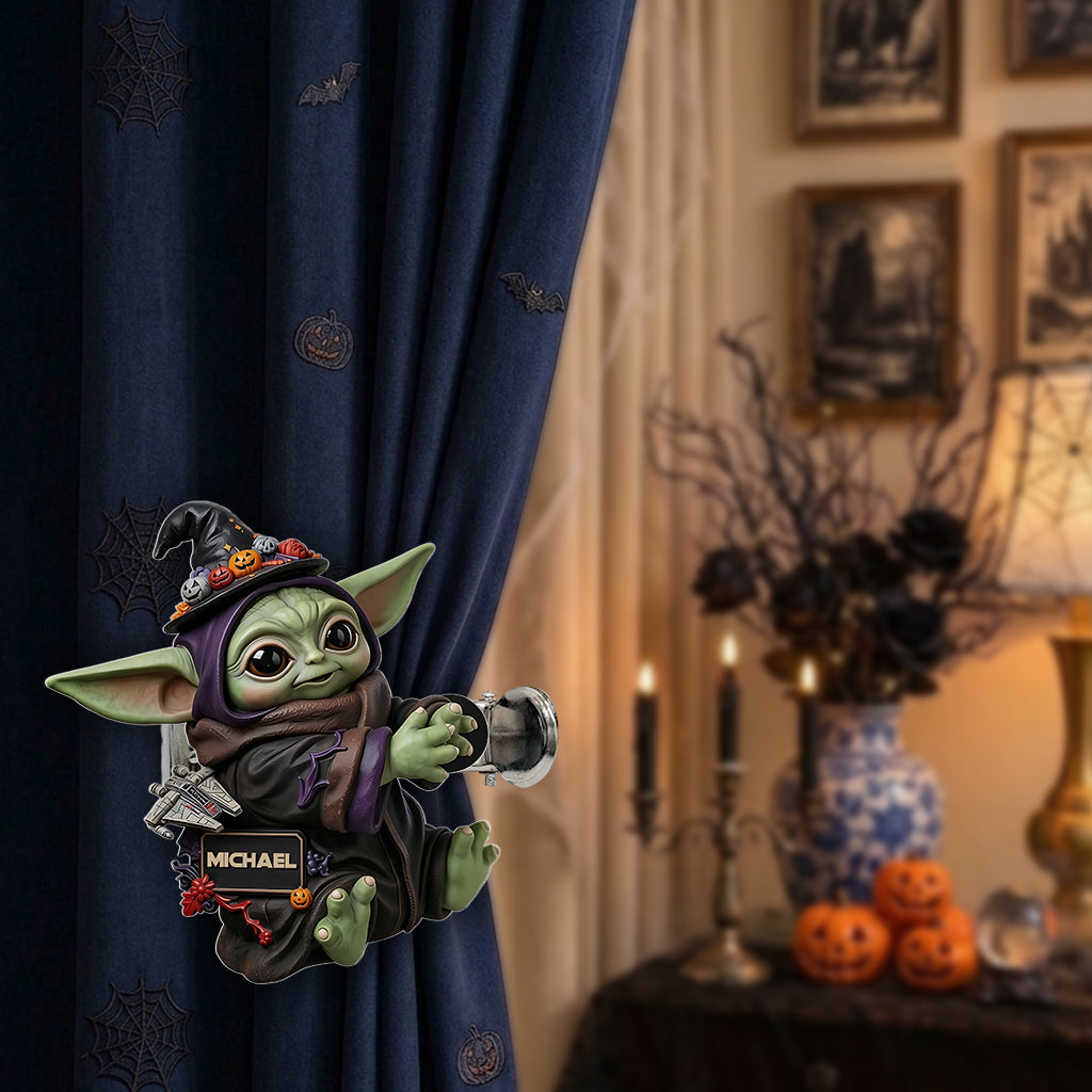 Halloween Time - Personalized The Force Curtain Tieback