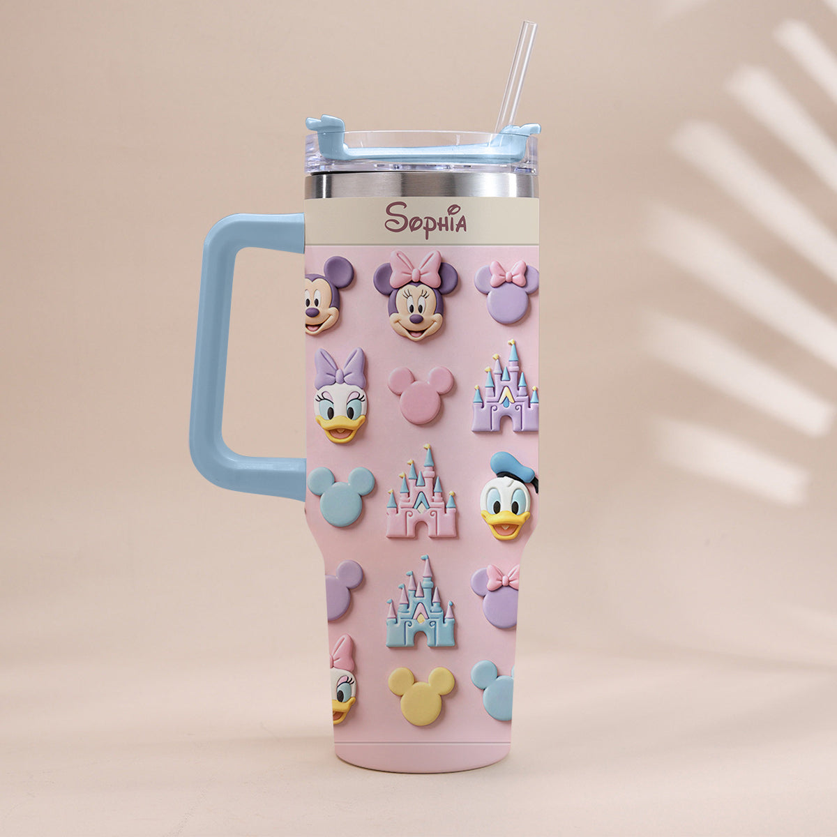 Magical World - Personalized Mouse Tumbler With Handle