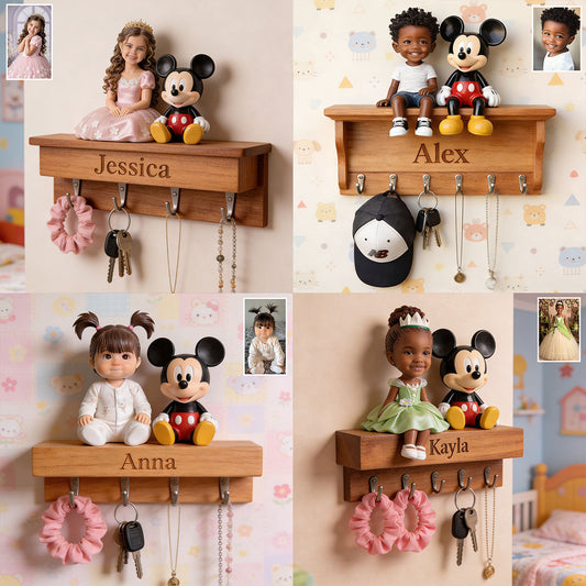 Magical Friend - Personalized Mouse Custom Shaped Hanging Rack