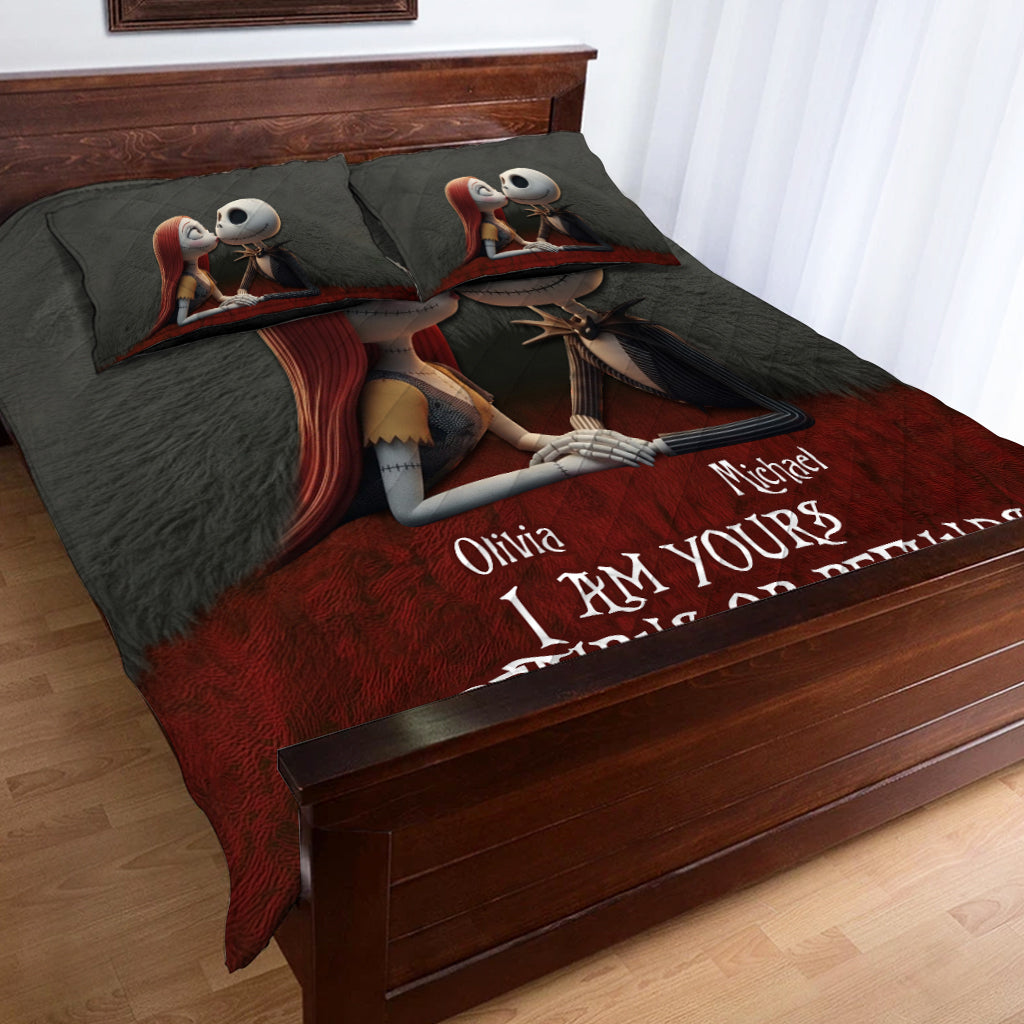 I Am Yours - Personalized Nightmare Quilt Set