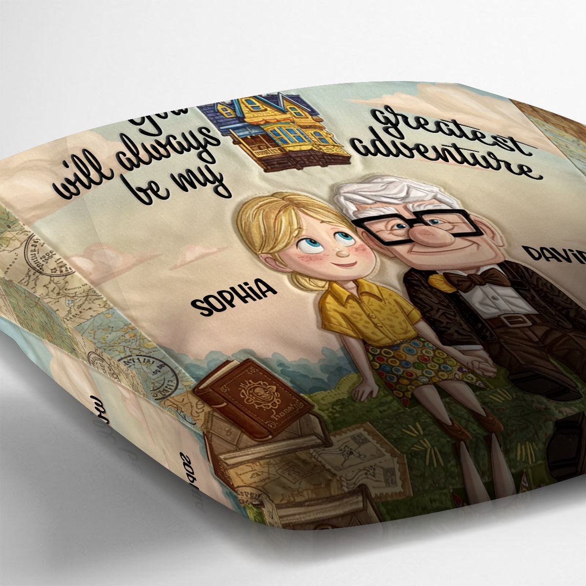 You Are My Greatest Adventure - Personalized Couple Throw Pillow