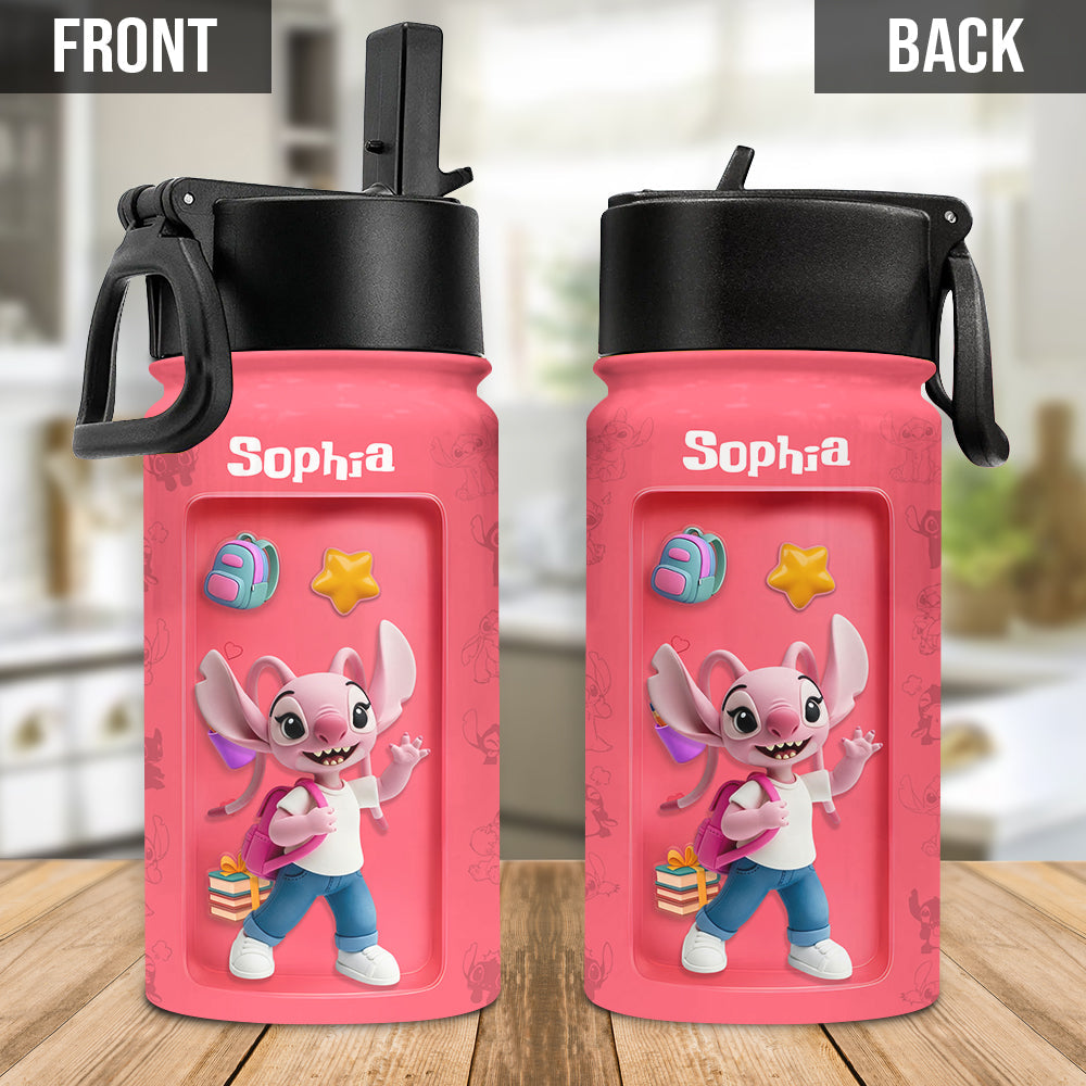 Ready To Crush School Perfect Gift For Kids - Personalized Ohana Kids Water Bottle
